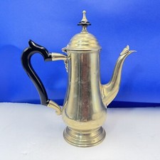 Coffee Hot Water Pot Hinged Lid Elkington & Co English Electro Silver Plate