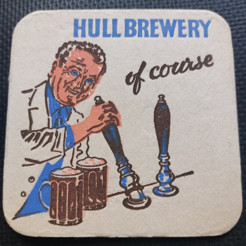 Hull brewery beer mat cat - beer, uk