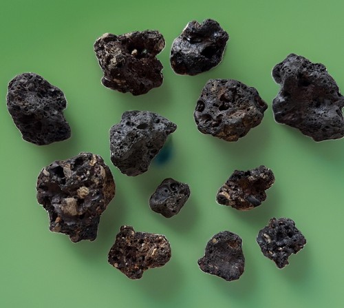 Pieces lava rock - pieces,