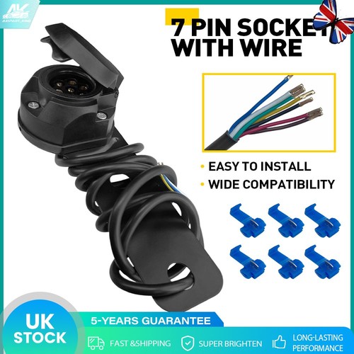 Pre wired trailer - 1.5m, socket