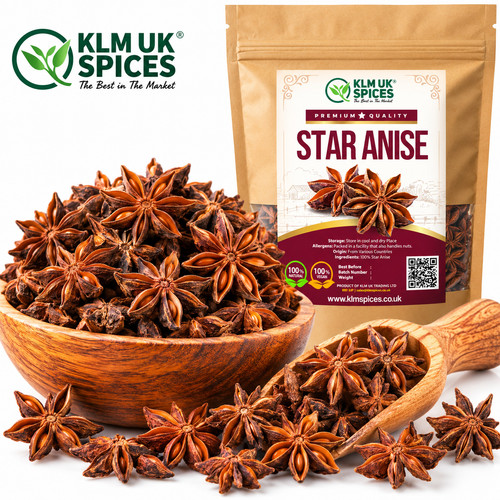 Whole star anise premium dried - whole,
