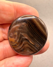 Agate Flat Smooth Palm Stone