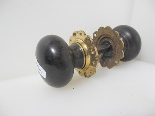 Victorian wooden door knobs - wooden,