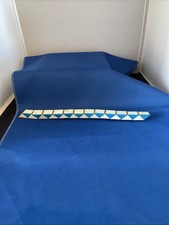 Vintage 1980s Rubiks Snake Puzzle Toy Blue White