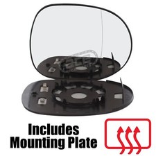 Heated wing door mirror - heated,