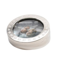 Personalised with Photo Desk World Indicator Paper Weight & Magnifying Glass