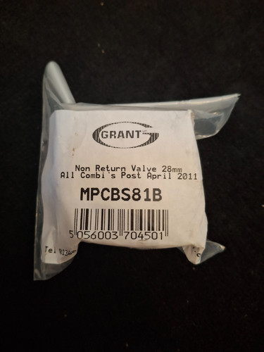 Grant non return valve - non,