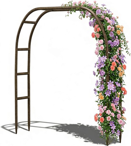 Thickened metal garden arch - thickened,