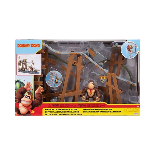 Jakks donkey kong mine cart - jakks,