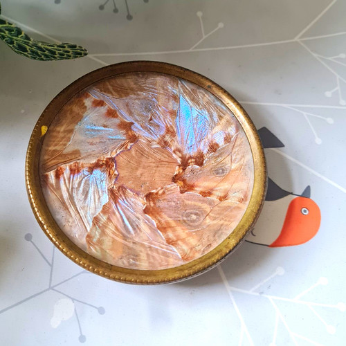 Vintage butterfly wing brass - vintage,