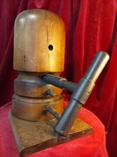 Antique vintage adjustable hat last .Hat strecher Milliners block .