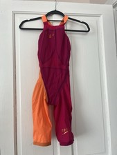 Speedo Fast skin Racing Suit - Pink And orange - Official Speedo Swimsuit 