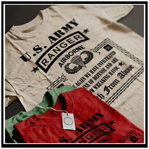 Airborne shirt military army - t-shirt,
