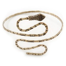 Hammered Snake Upper Arm