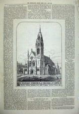 Old Antique Print 1873 Colmans