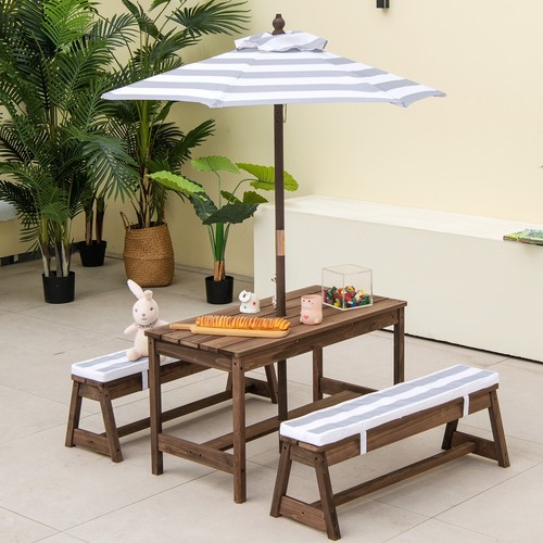 Wooden kids picnic table - wooden,