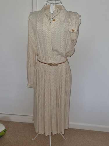 Shirtwaister cream size 14 - cream, 12/14
