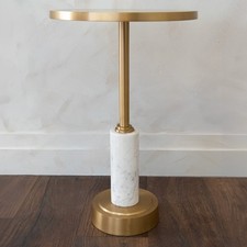 Marble & Gold Colour Side Table