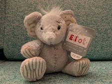 Grey Elliot The Elephant Plush