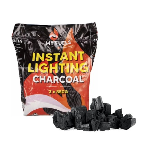 Instant lighting charcoal bbq - instant,