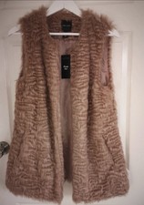 Faux Fur Gilet /body Warmer