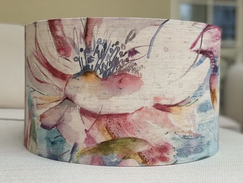 Floral lamp shade - floral, voyage