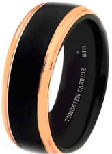 New Boxed Rose Gold Gp Black