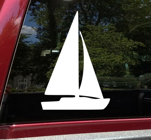 Sailboat vinyl decal - decal, sticker