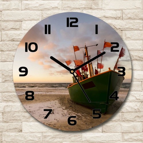 Glass wall clock cm - glass,