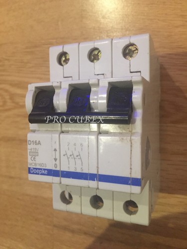Doepke 16a mcb pole - mcb, 3