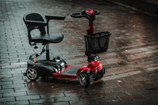 VAT-EXEMPT PAVEMENT LEGAL FOLDING ELECTRIC MOBILITY SCOOTER REMOVABLE BATTERY