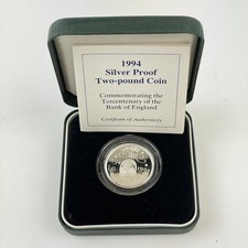1994 UK Silver Proof £2 Two