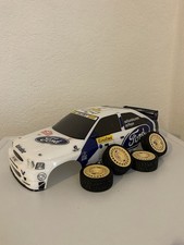 Tamiya Vintage Rc 1/10 Ford Escort Cosworth Shell And Wheels Rc Car Spares,pics