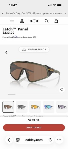 Oakley latch panel - oakley,