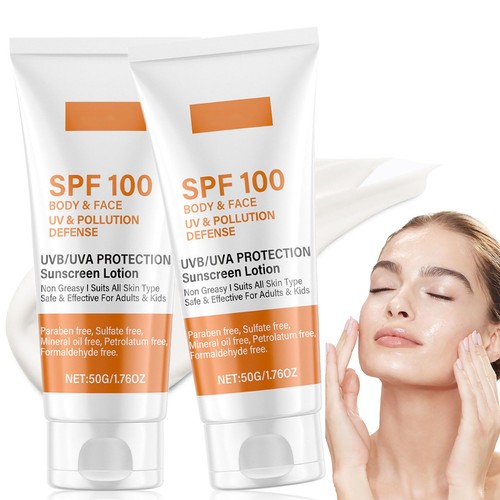 2pcs sunscreen spf 100 ultra - 100,