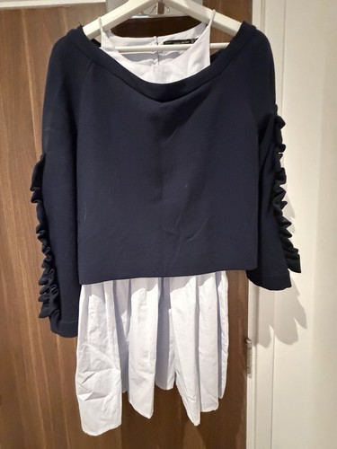 Zara preppy dress slouchy - preppy,