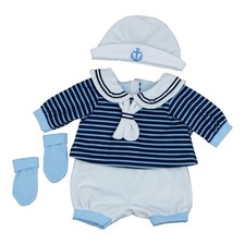 20" Baby Boy Doll Clothes Blue