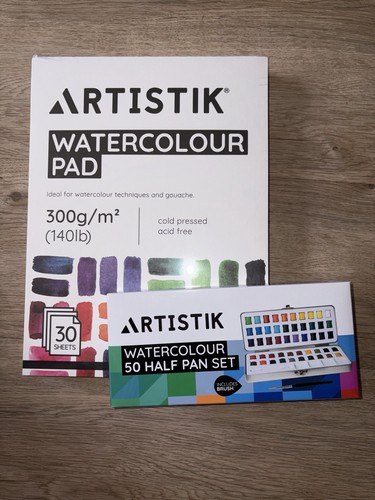 Artistik watercolour pad - artistik, and