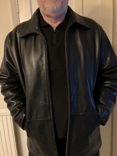 Timberland leather jacket with - timberland,