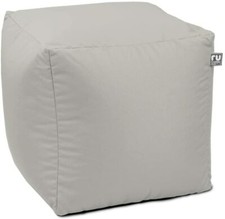 ru comfy Beanbag Indoor/Outdoor Footstool Cube. Extra Seating at Home 40cm cube