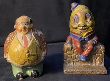 2 Antique Coin Banks - Humpty