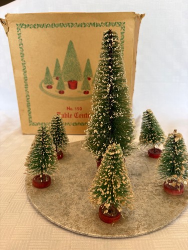 Vintage bottle brush tree - vintage,