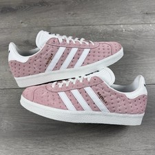 Adidas Gazelle Monogram ‘Pink Debossed Trefoil’ - Size UK 6 / EU 39 1/3