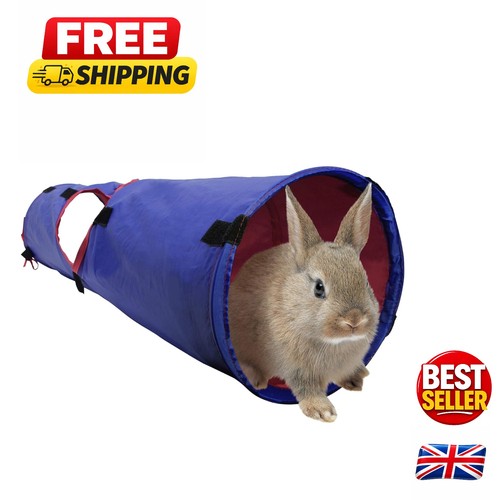 Bright blue red pet tunnel - bright, for