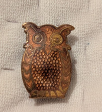 Vintage Collins London Owl Pin