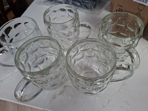 Vintage style dimpled - 11, glass