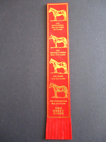 Leather bookmark the heavy - bookmark,