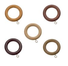 Swish 35mm Naturals Wooden curtain rings, Pack of 6 or 12 wood rings