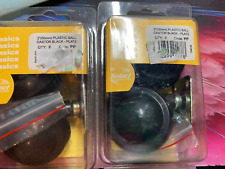 4 X replacement 2 inch, 50mm  Plastic Ball Castors, with back plate. NEW