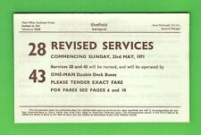 Sheffield Transport Bus